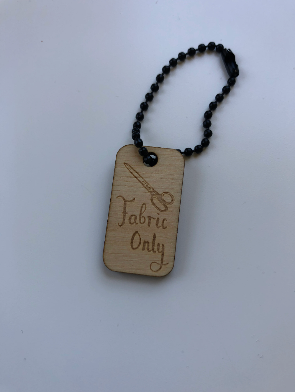 Fabric Only Fabric Scissors Tag